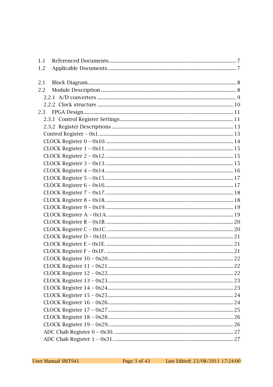 Sundance SMT941 User Manual | Page 3 / 43