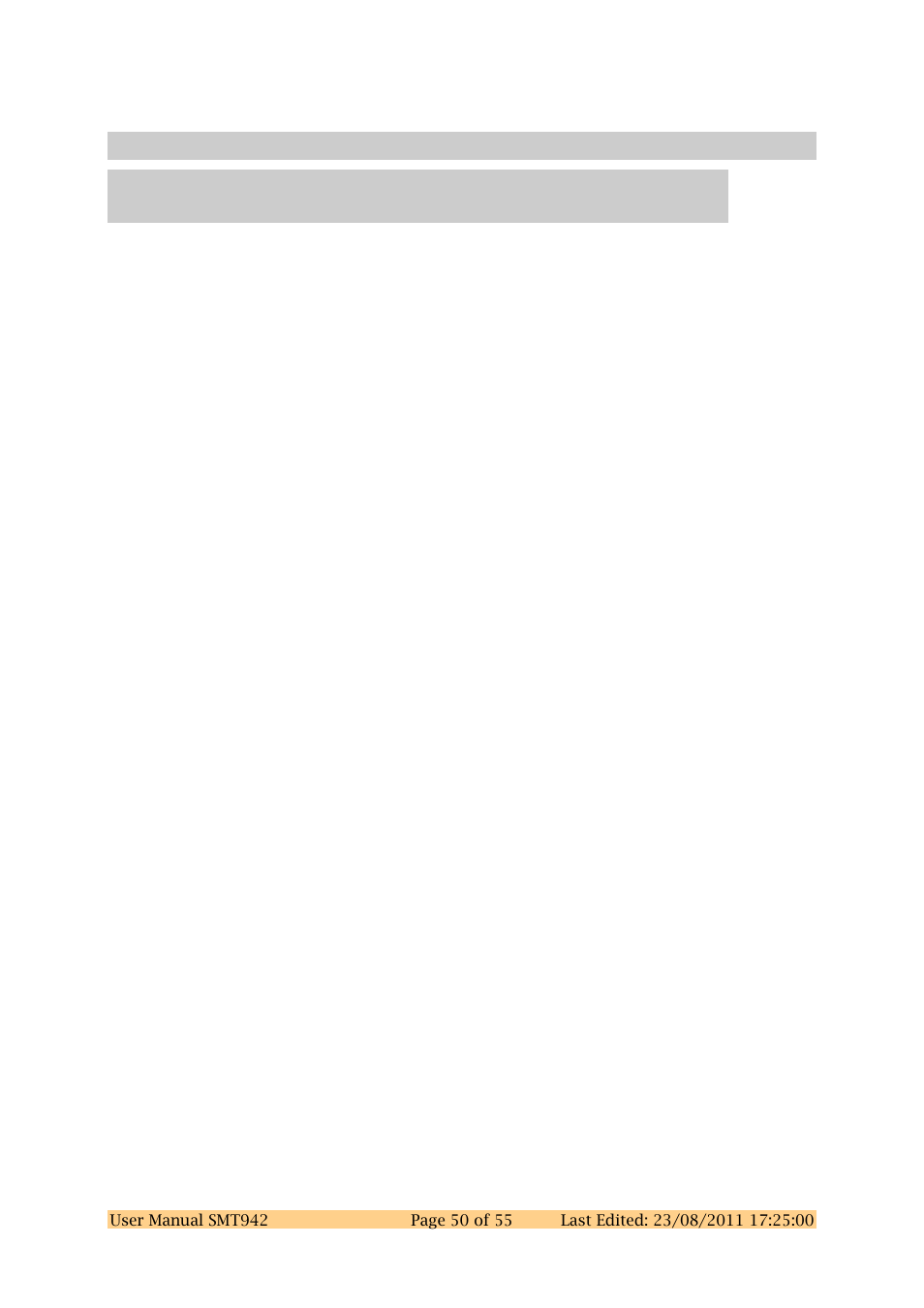 5 footprint | Sundance SMT942 User Manual | Page 50 / 55