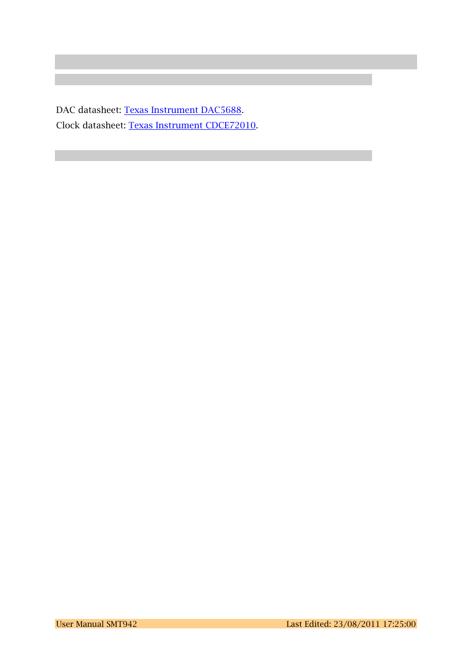 1 related documents | Sundance SMT942 User Manual | Page 8 / 55