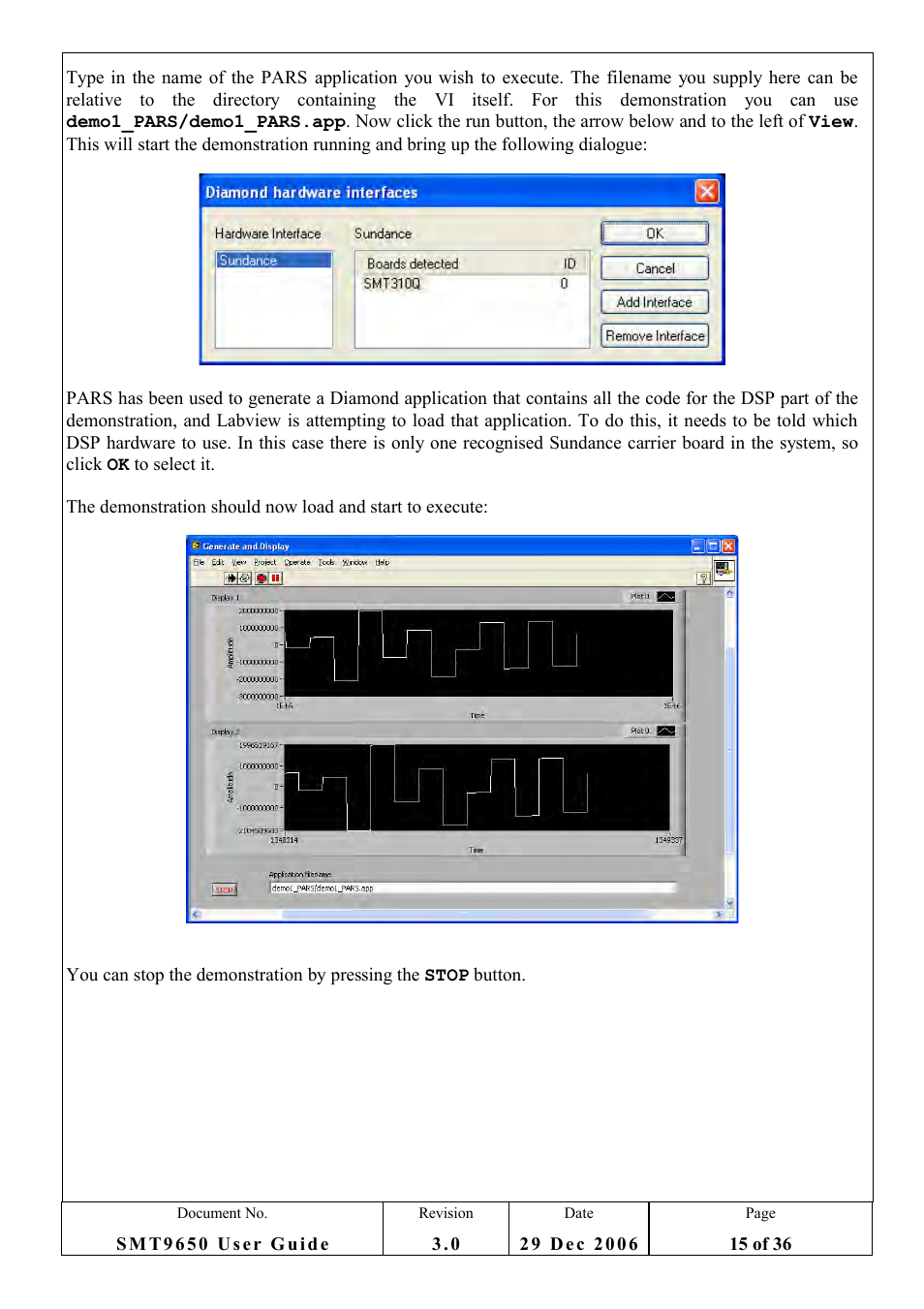 Sundance SMT9650 User Manual | Page 15 / 36