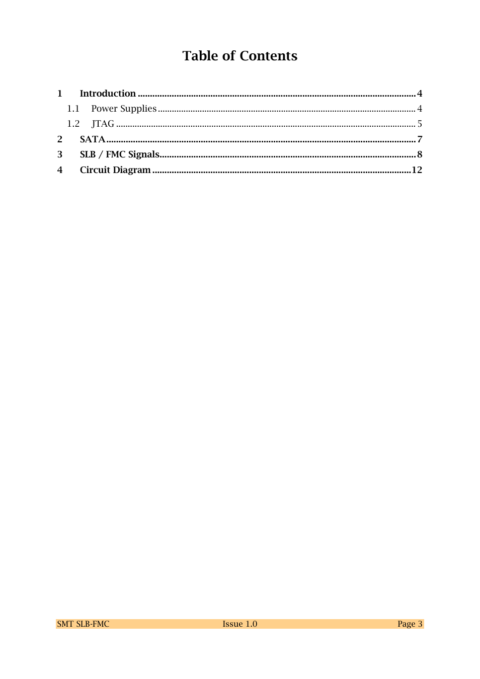 Sundance SMT SLB-FMC User Manual | Page 3 / 12