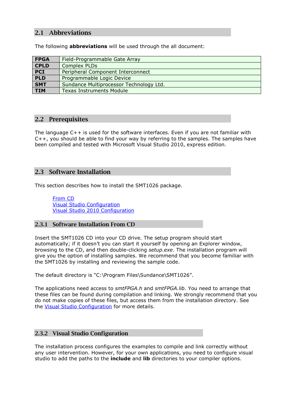 Sundance SMT1026 User Manual | Page 6 / 49