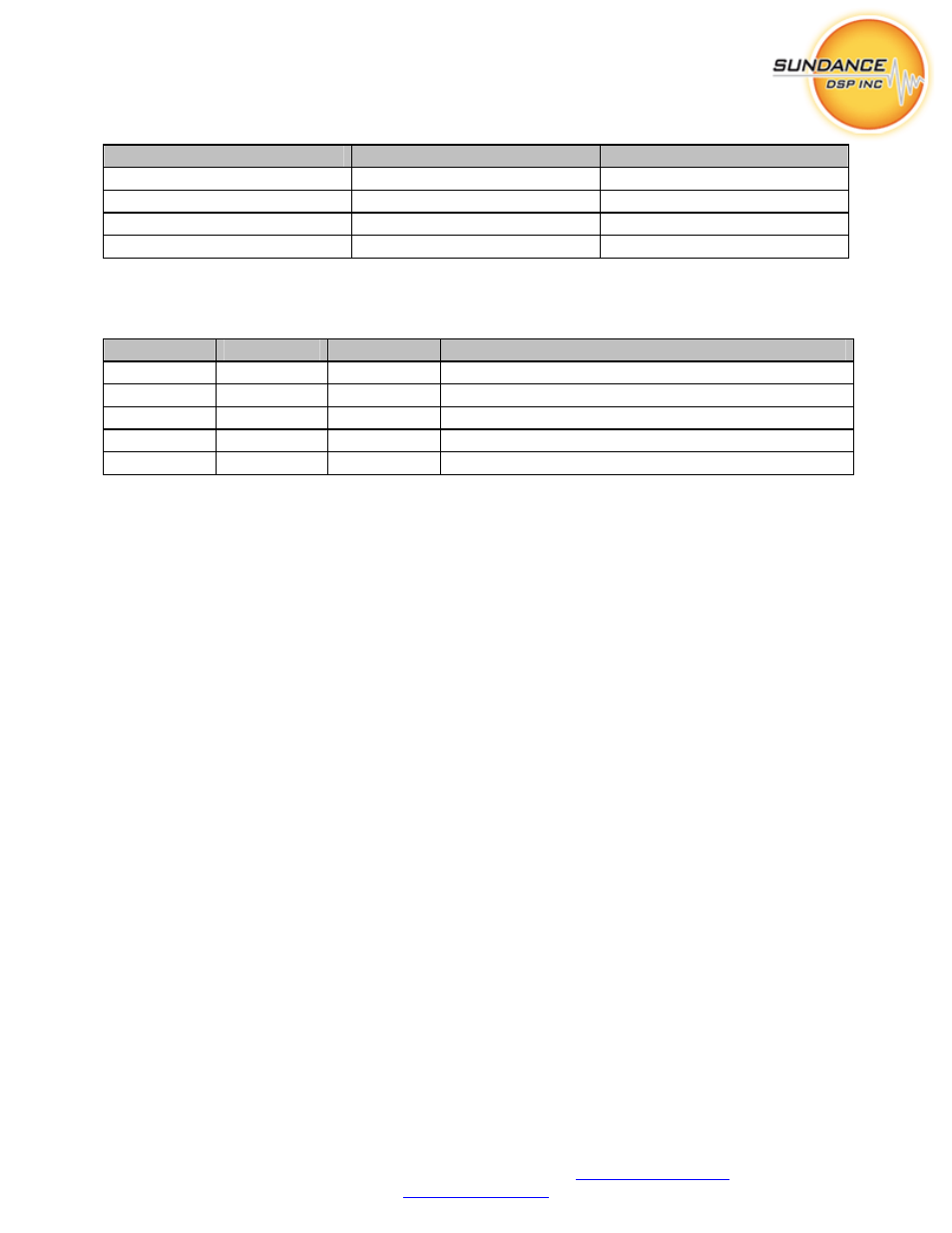 Sundance FC203A User Manual | Page 2 / 11