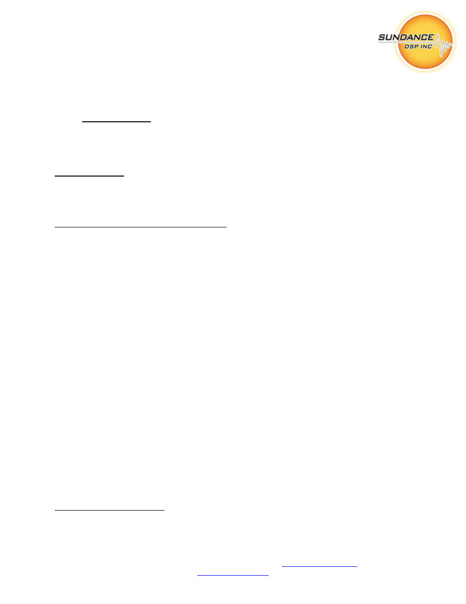 Sundance FC203B User Manual | Page 11 / 12