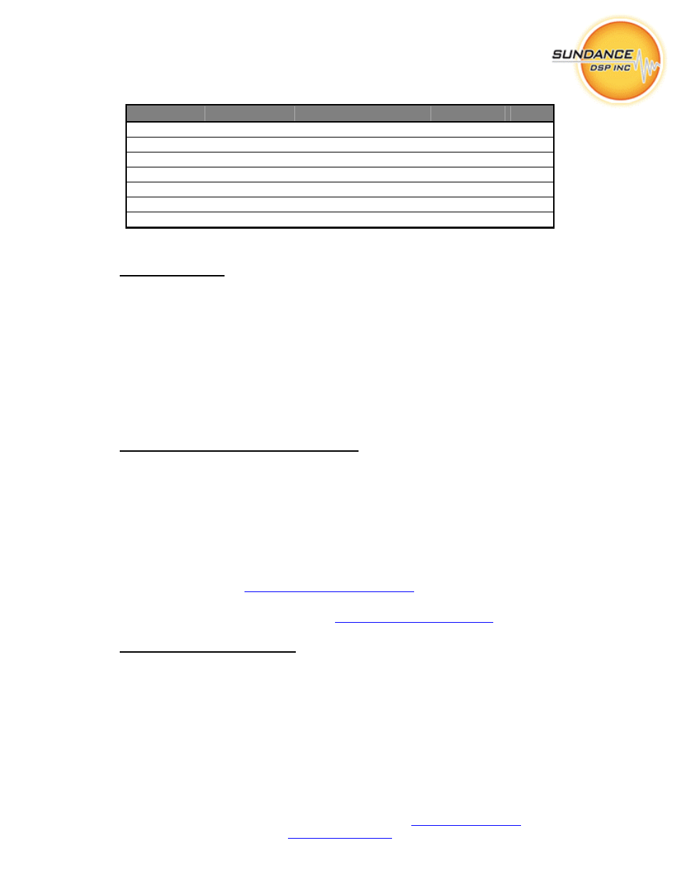 Sundance FC203B User Manual | Page 12 / 12