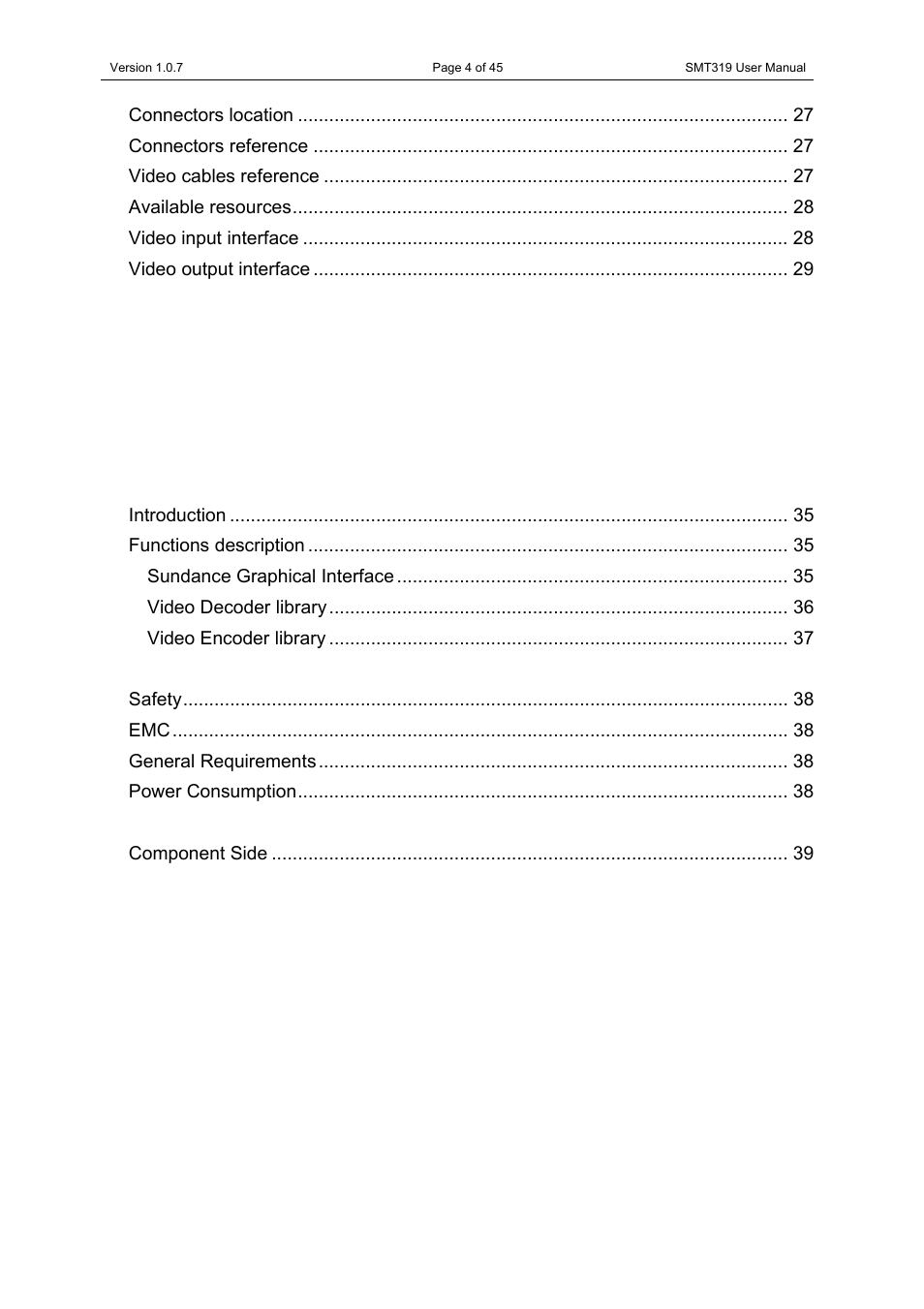 Sundance SMT319 User Manual | Page 4 / 45
