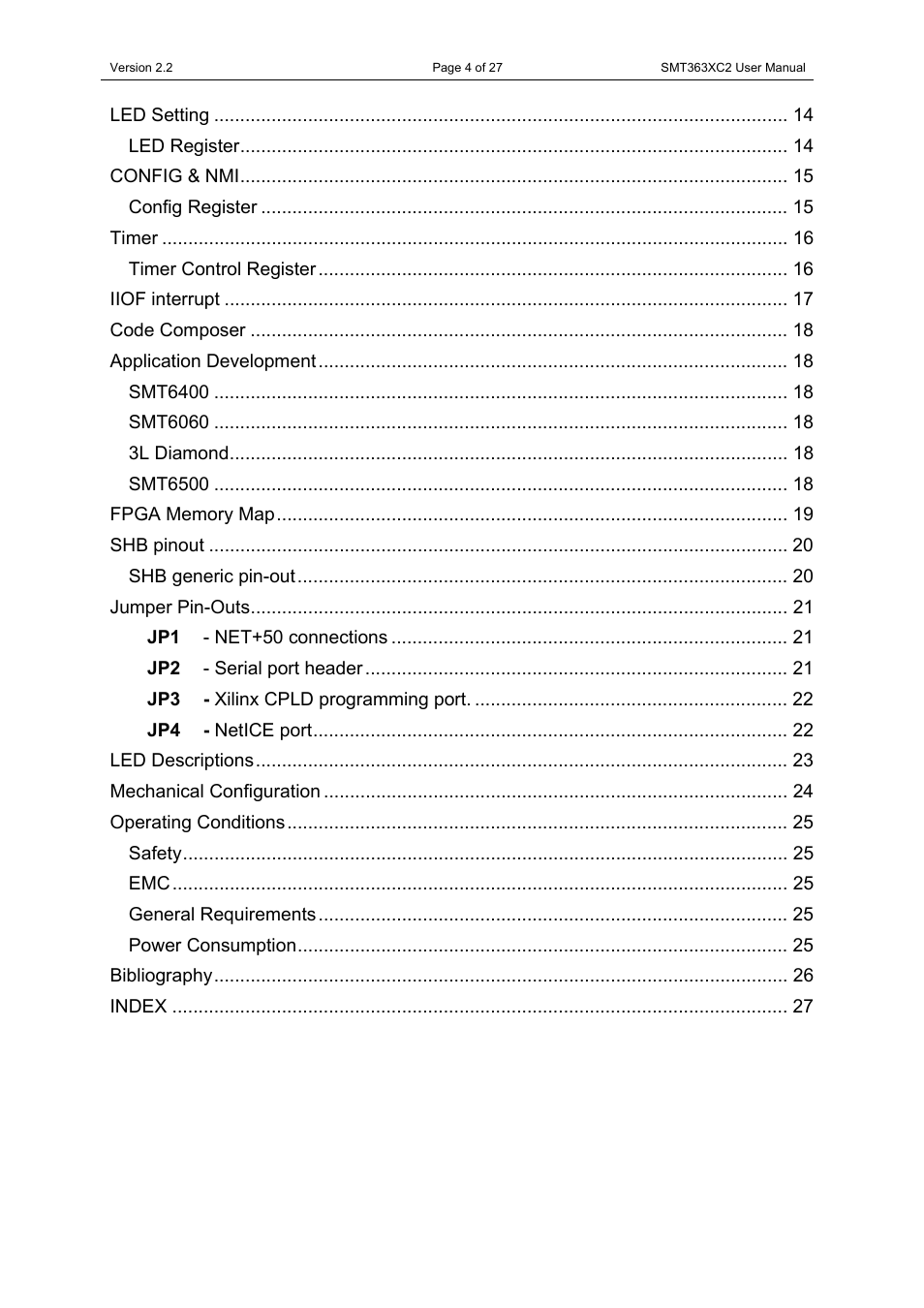 Sundance SMT363XC2 User Manual | Page 4 / 27