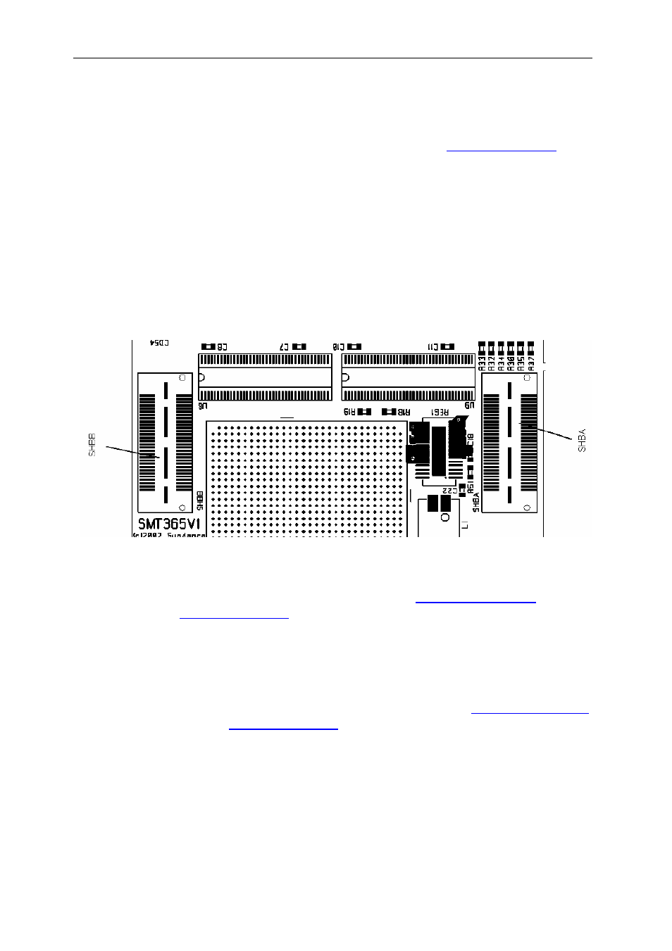 Comports, Architecture, Global bus | Led setting | Sundance SMT365 User Manual | Page 14 / 28