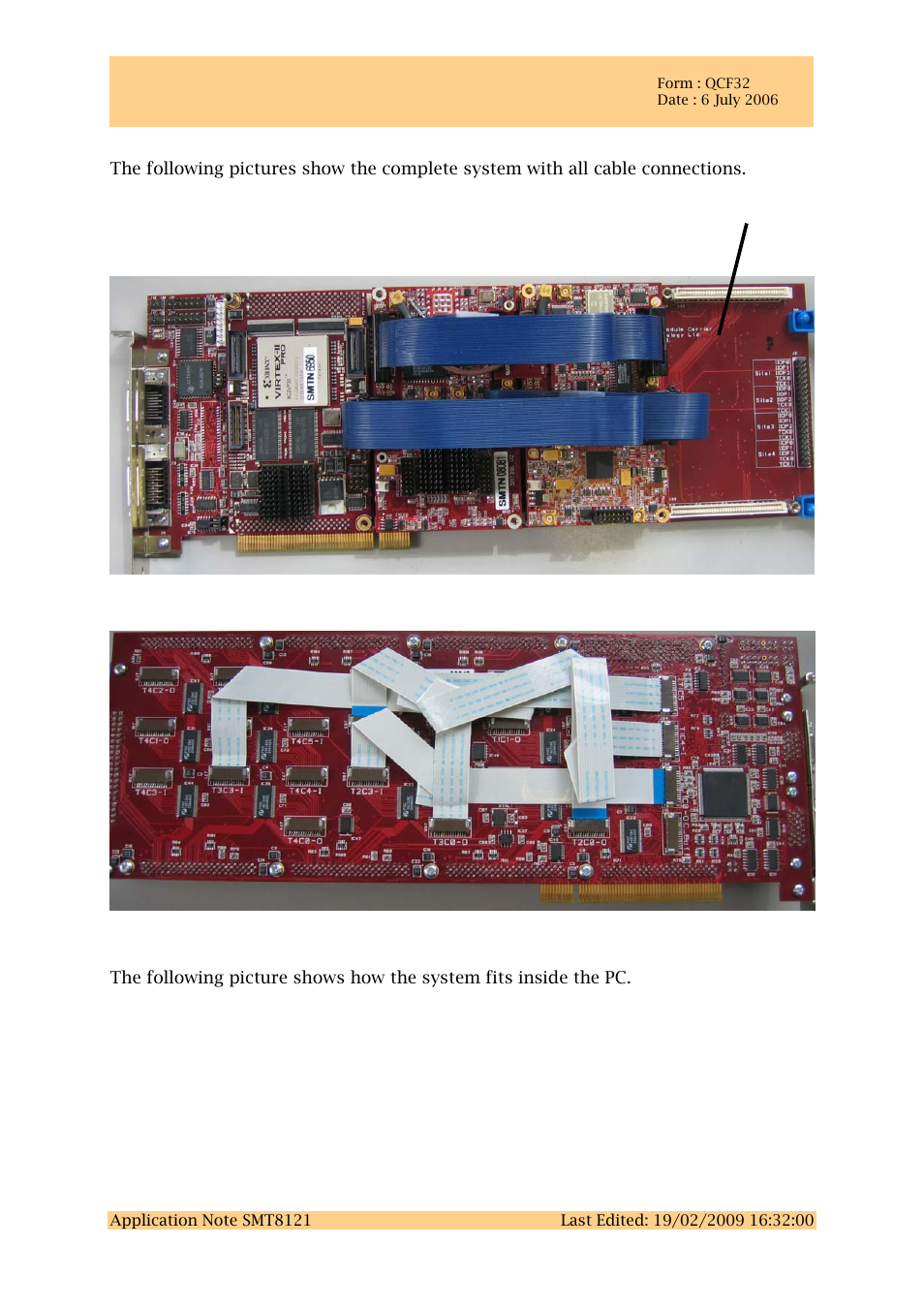 Figure 3: picture of the front of the smt8121, Figure 4: picture of the back of the smt8121, Smt395 | Smt310q | Sundance SMT8121 User Manual | Page 10 / 26