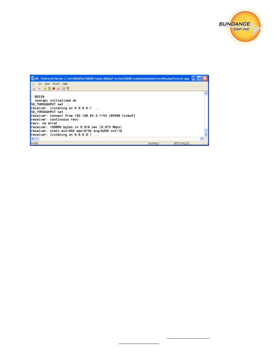 Sundance SMT6060-TCPIP User Manual | Page 25 / 32