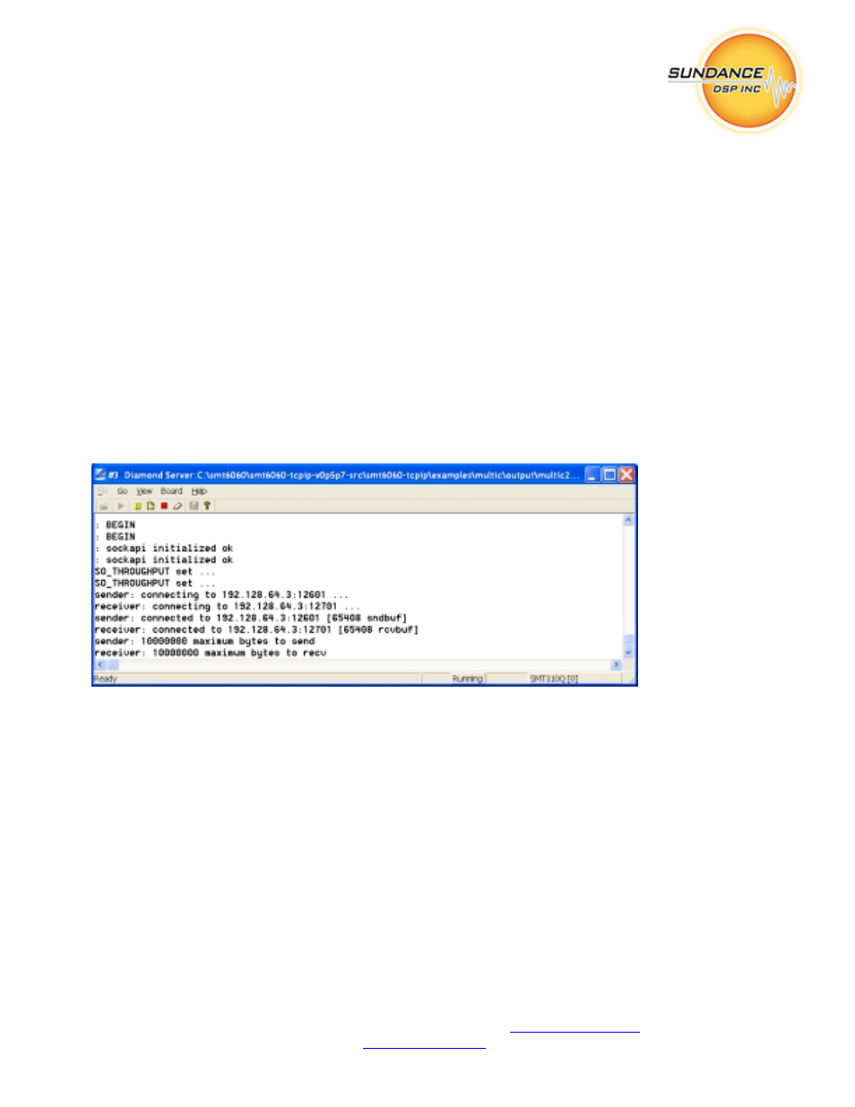 Sundance SMT6060-TCPIP User Manual | Page 27 / 32