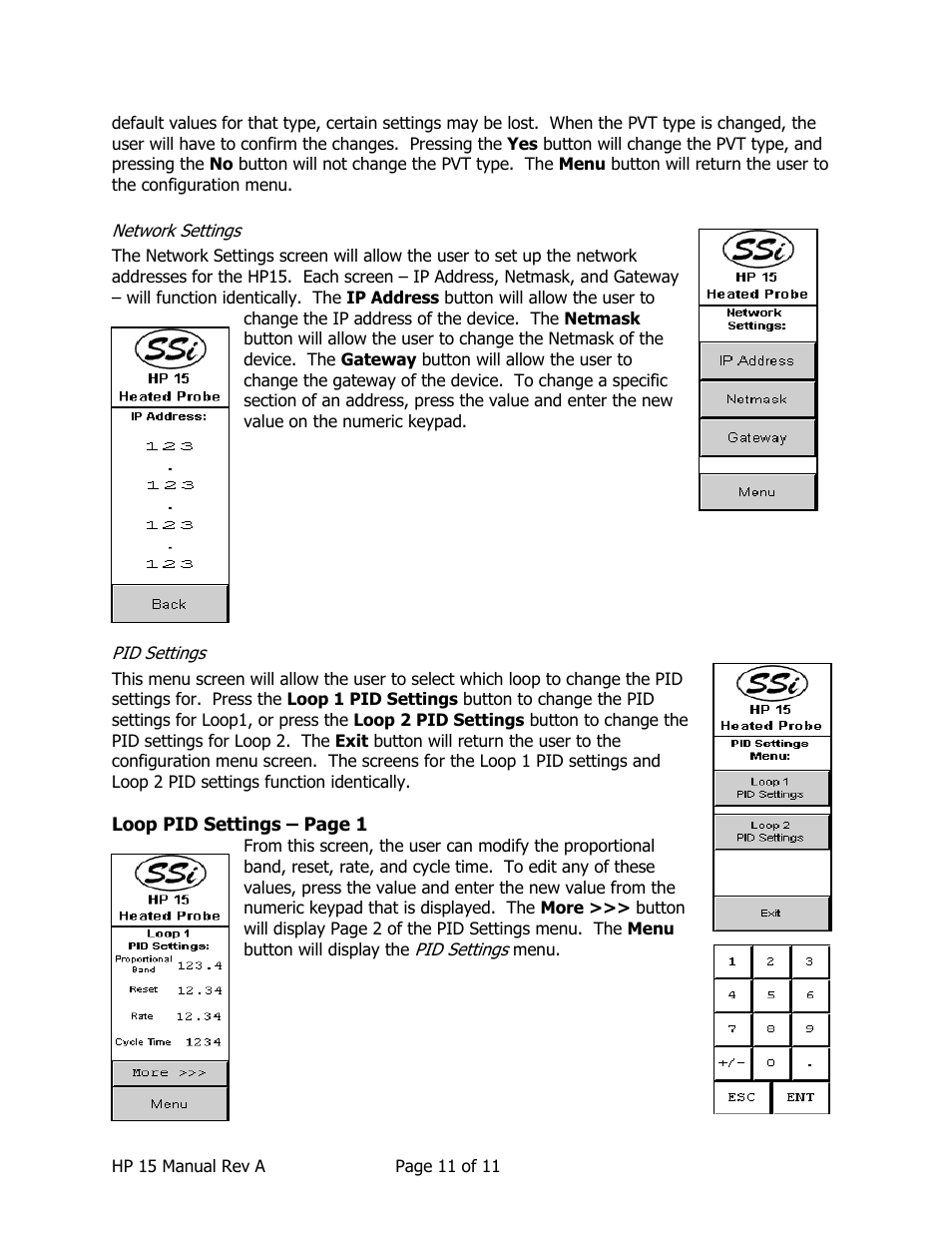 Super Systems HP15 User Manual | Page 11 / 23