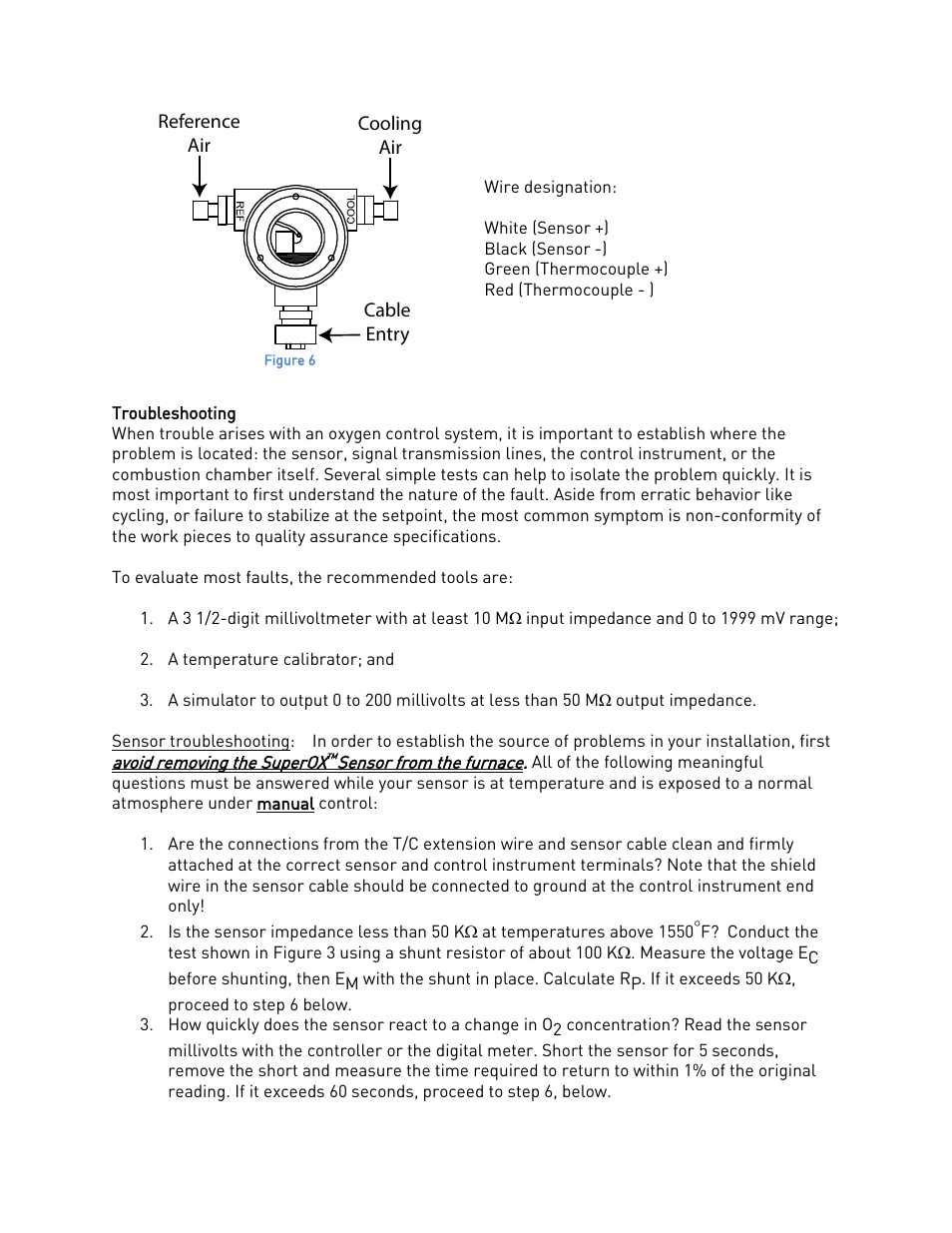 Troubleshooting | Super Systems SuperOX User Manual | Page 7 / 14