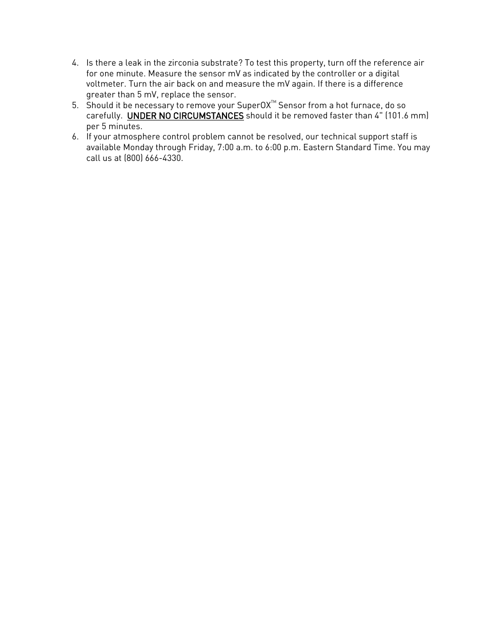 Super Systems SuperOX User Manual | Page 8 / 14