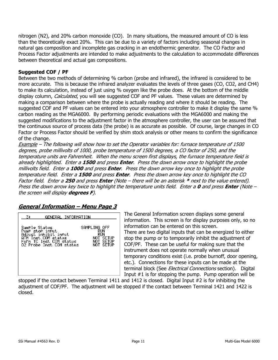 Super Systems MGA6000 User Manual | Page 11 / 42