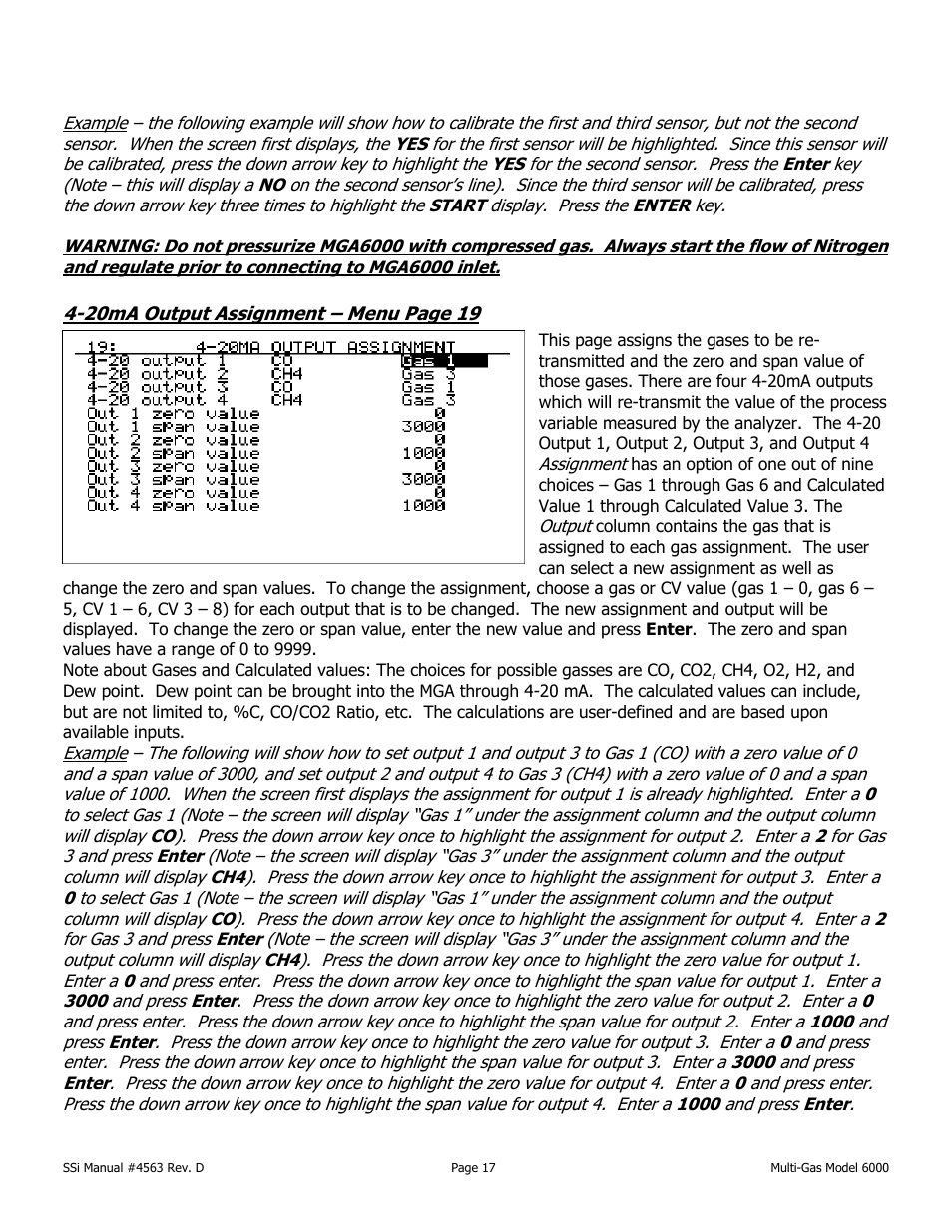 Super Systems MGA6000 User Manual | Page 17 / 42