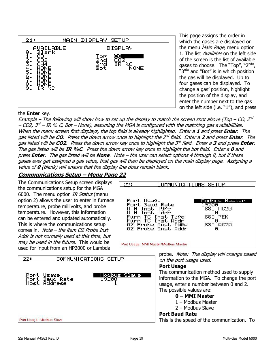 Super Systems MGA6000 User Manual | Page 19 / 42