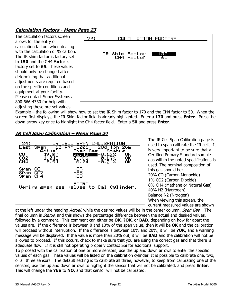 Super Systems MGA6000 User Manual | Page 22 / 42