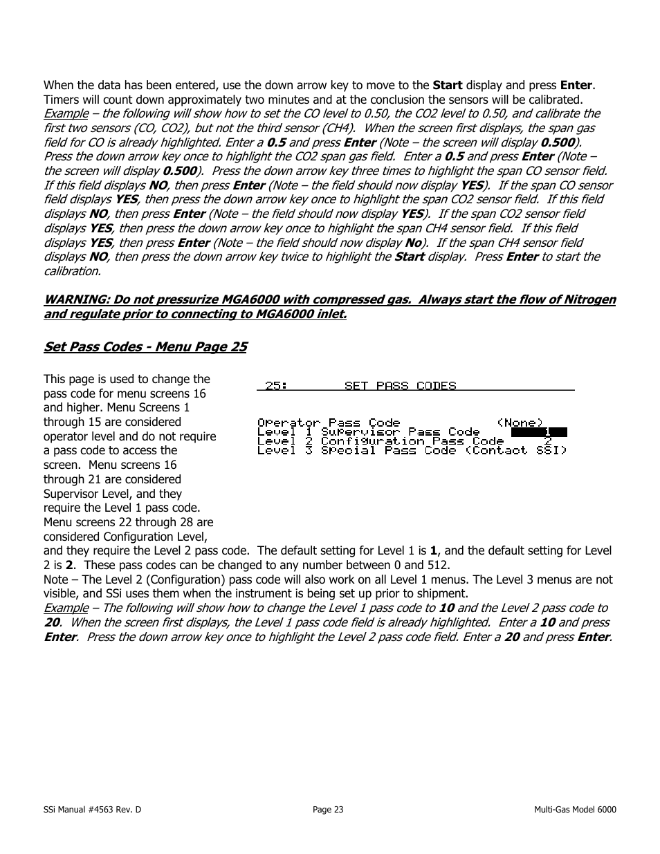 Super Systems MGA6000 User Manual | Page 23 / 42