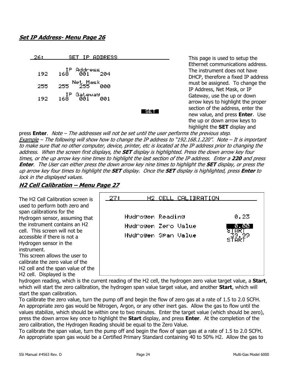 Super Systems MGA6000 User Manual | Page 24 / 42