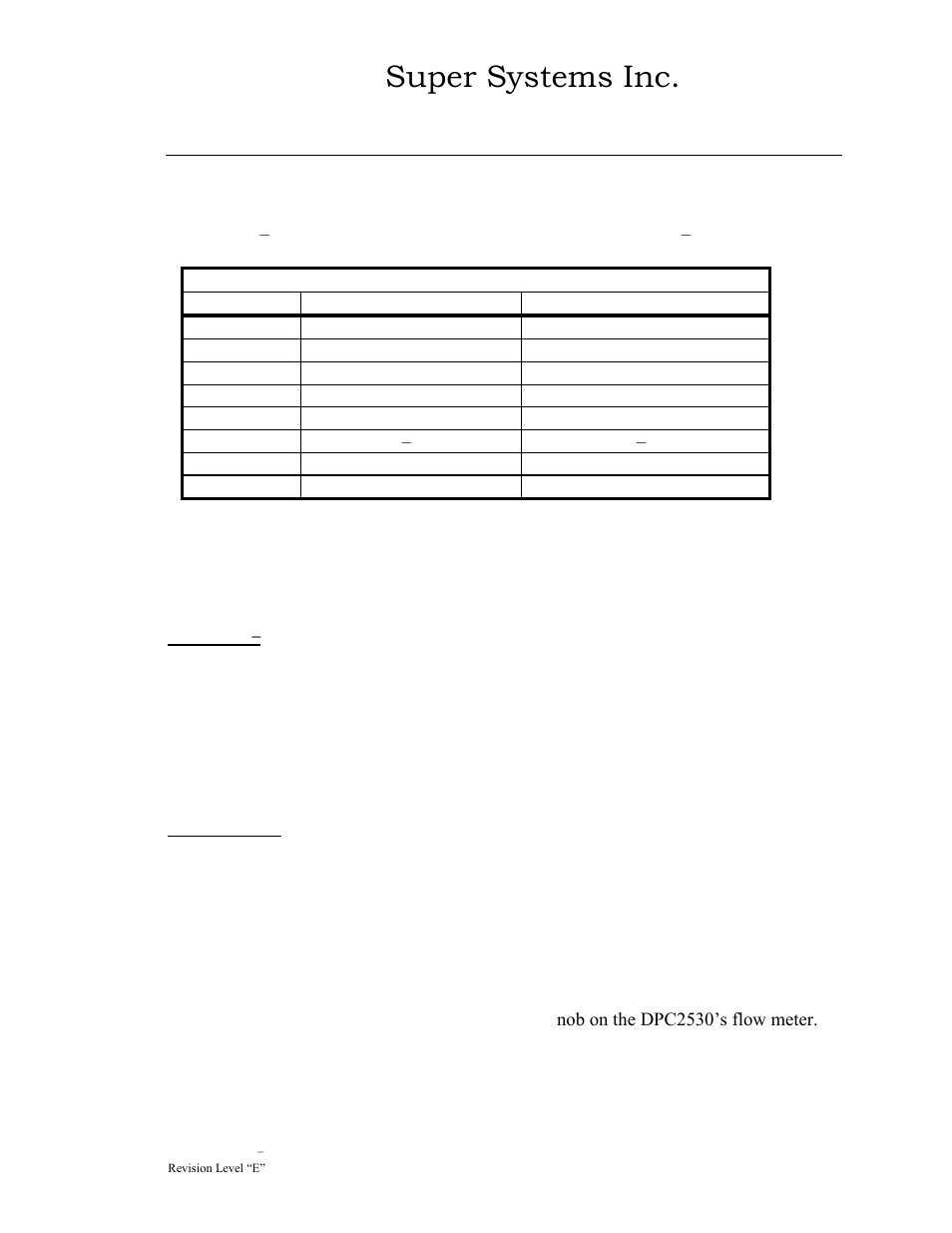 Super systems inc | Super Systems DPC2530 User Manual | Page 4 / 17