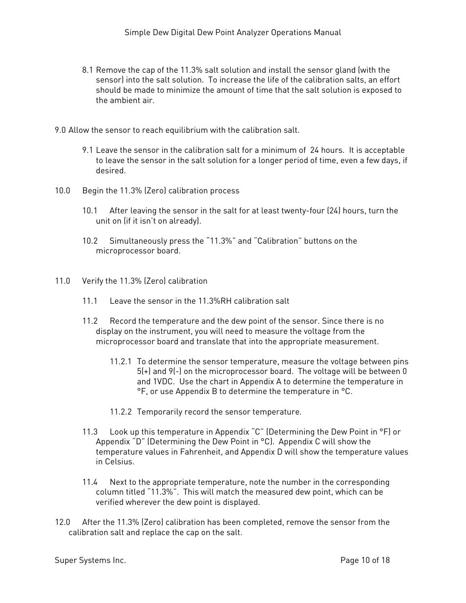Super Systems Simple Dew User Manual | Page 10 / 18