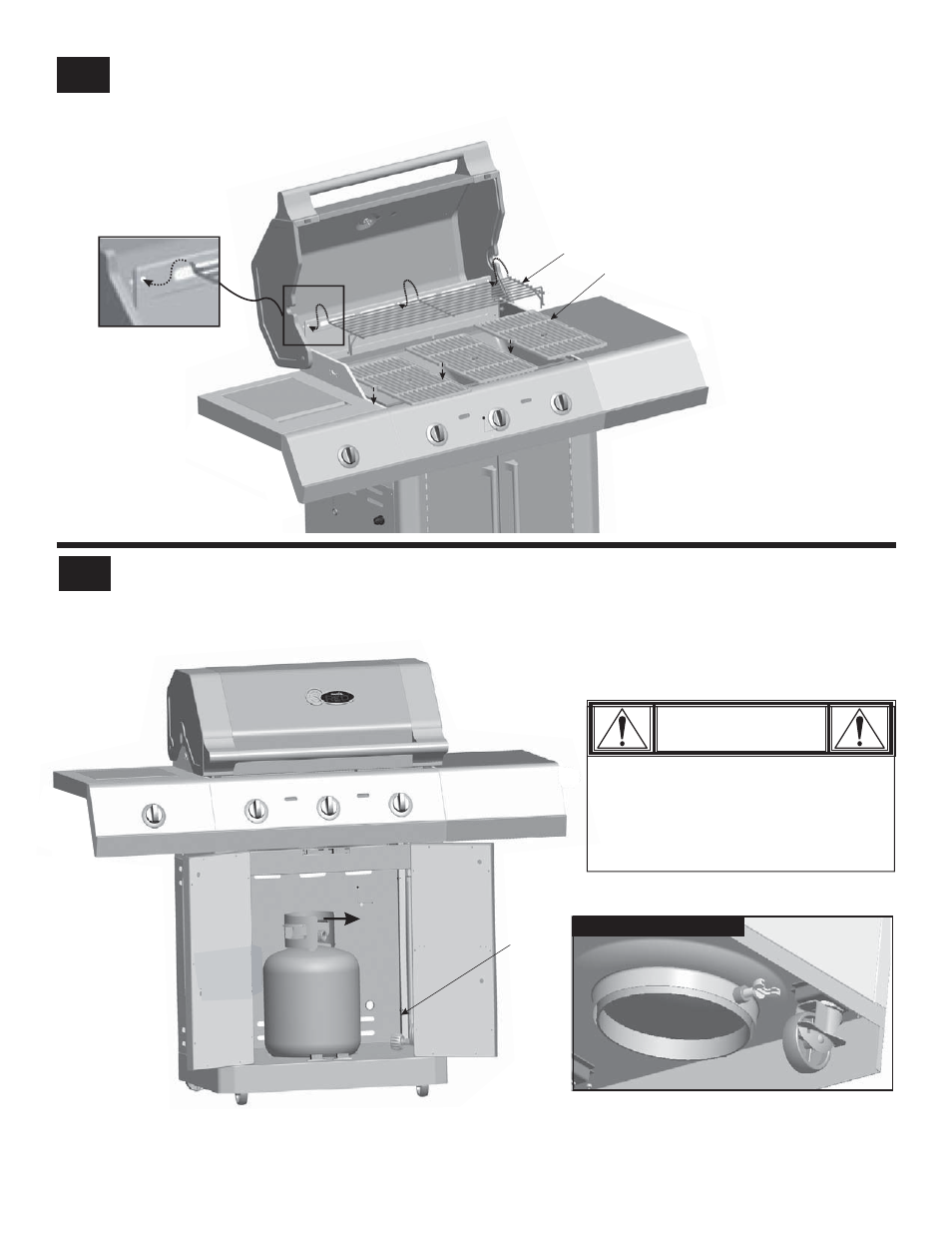 Caution | Char-Broil 463250511 User Manual | Page 22 / 36