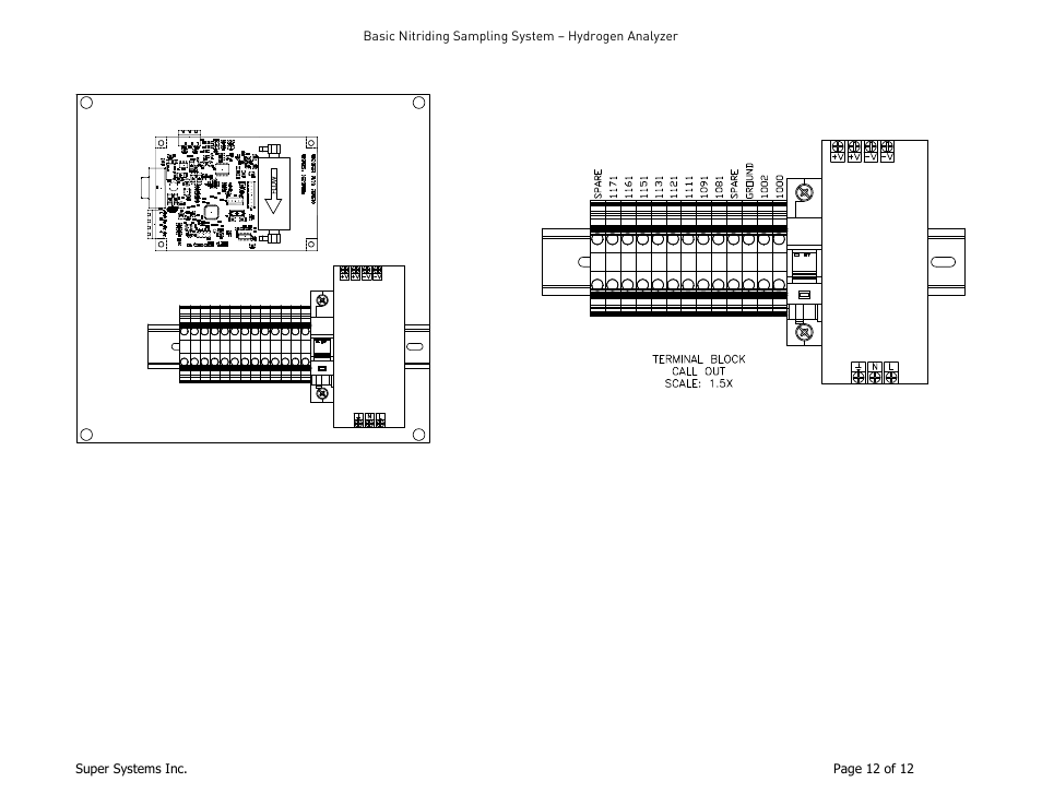 Super Systems Hydrogen Nitrider Analyzer User Manual | Page 12 / 12