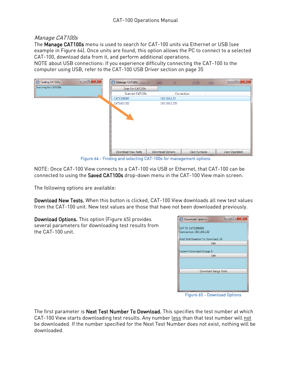 Manage cat100s | Super Systems CAT-100 User Manual | Page 41 / 51