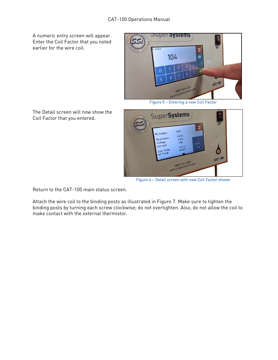 Super Systems CAT-100 User Manual | Page 9 / 51
