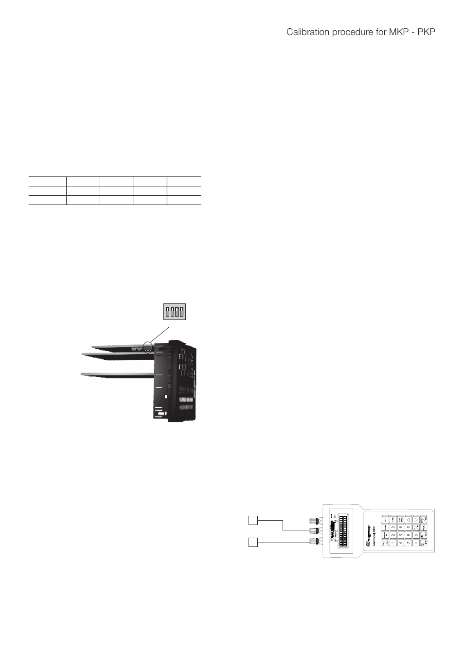 Calibration procedure for mkp - pkp, 3 calibration procedure | Super Systems 20PQ Calibration Manual User Manual | Page 3 / 9