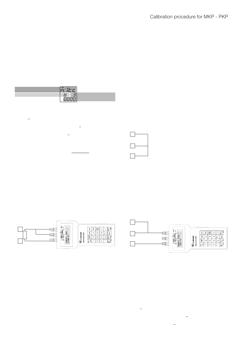Calibration procedure for mkp - pkp | Super Systems 20PQ Calibration Manual User Manual | Page 4 / 9