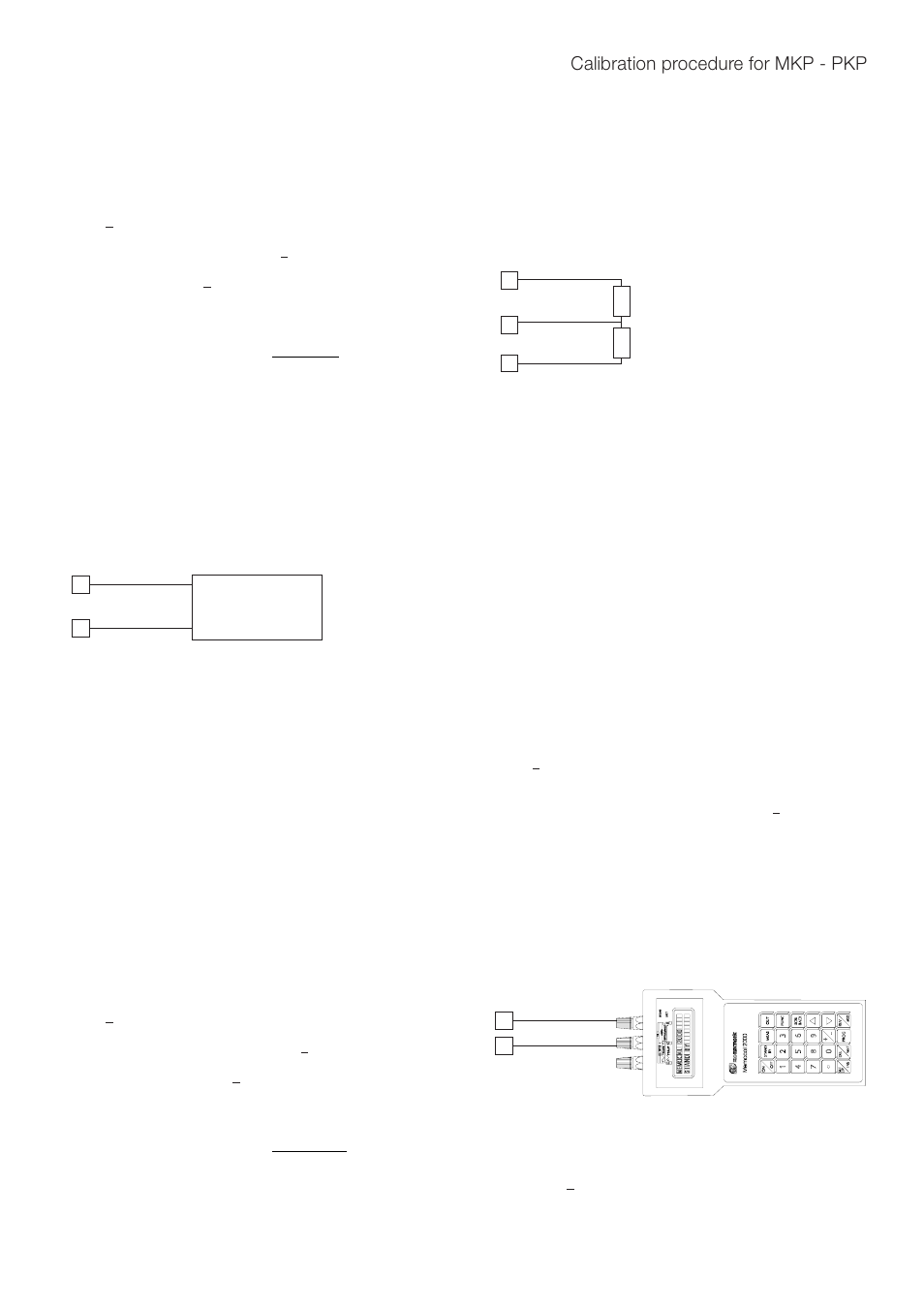 Calibration procedure for mkp - pkp | Super Systems 20PQ Calibration Manual User Manual | Page 7 / 9