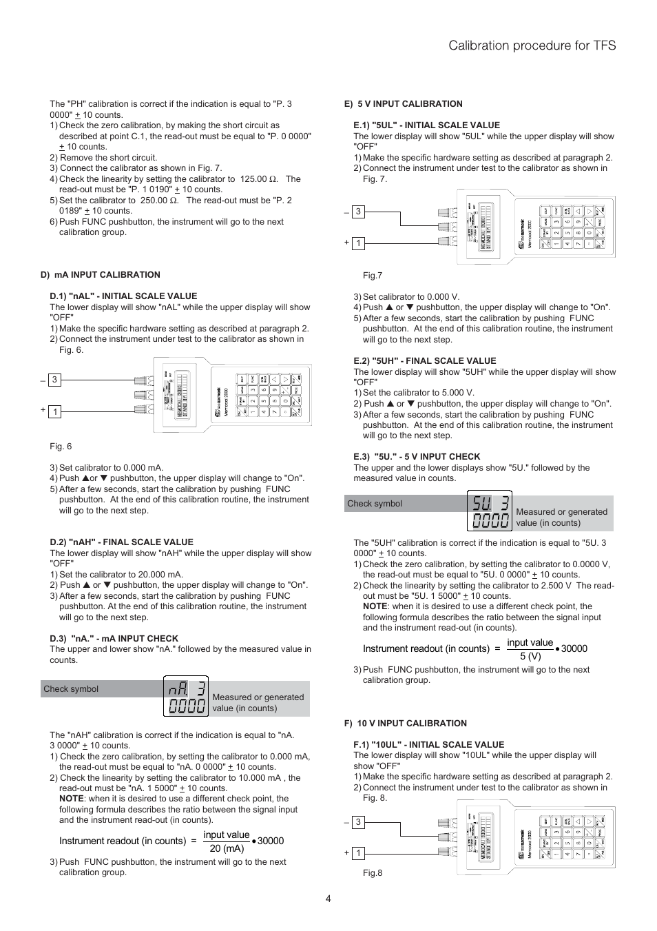 Super Systems 7EK 31080 Calibration Manual User Manual | Page 4 / 5
