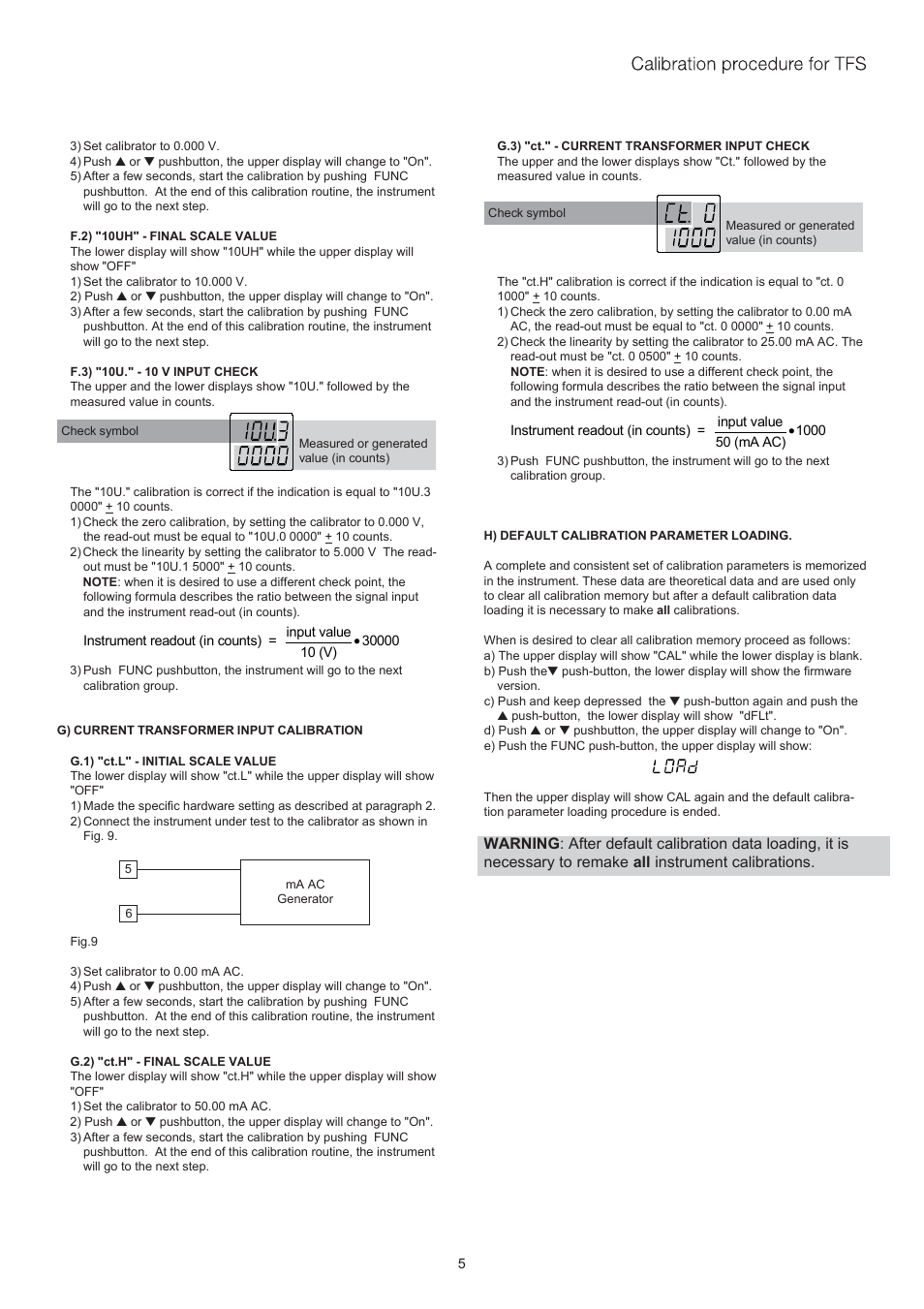 Super Systems 7EK 31080 Calibration Manual User Manual | Page 5 / 5