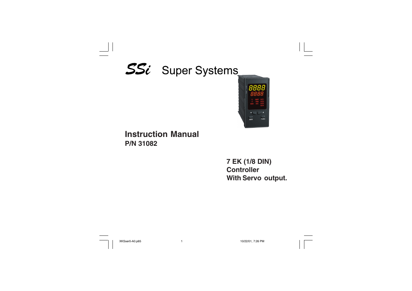 Super Systems 7EK 31082 User Manual | 34 pages