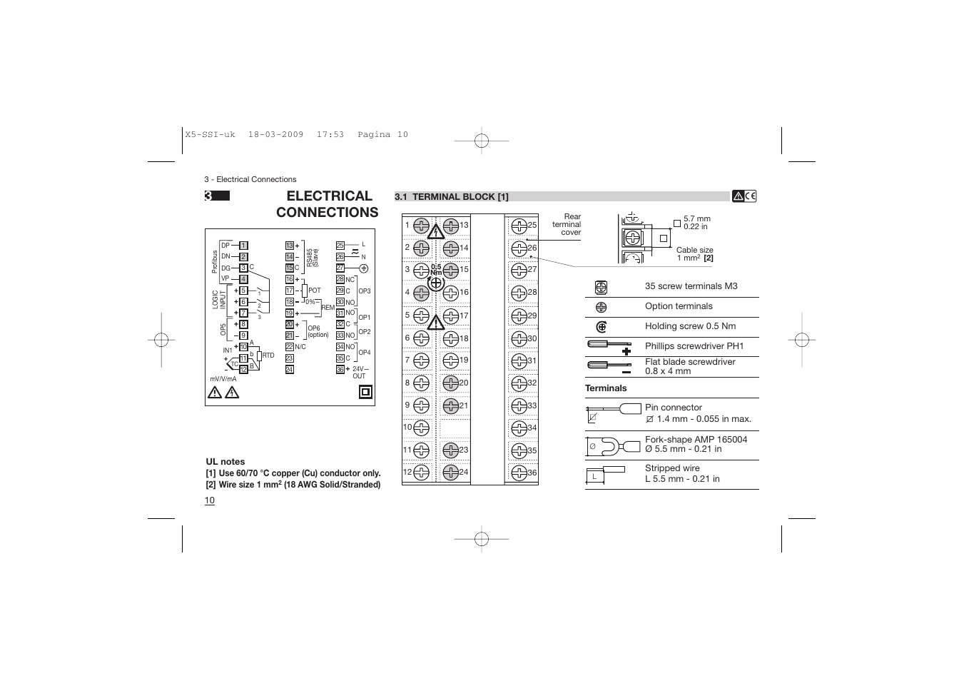 3electrical connections | Super Systems X5 User Manual | Page 10 / 74