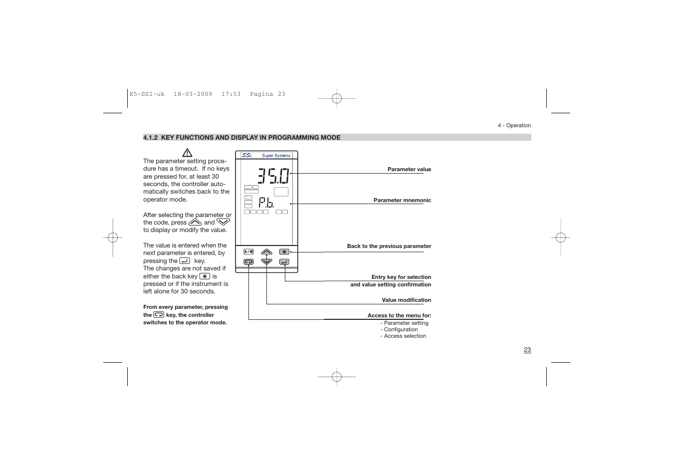 Super Systems X5 User Manual | Page 23 / 74