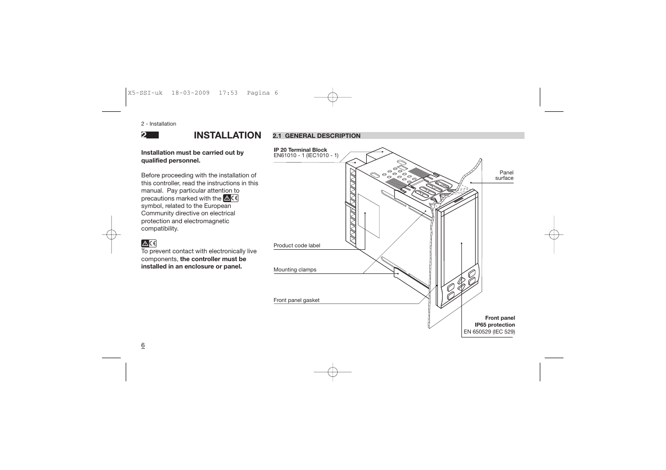 2installation | Super Systems X5 User Manual | Page 6 / 74