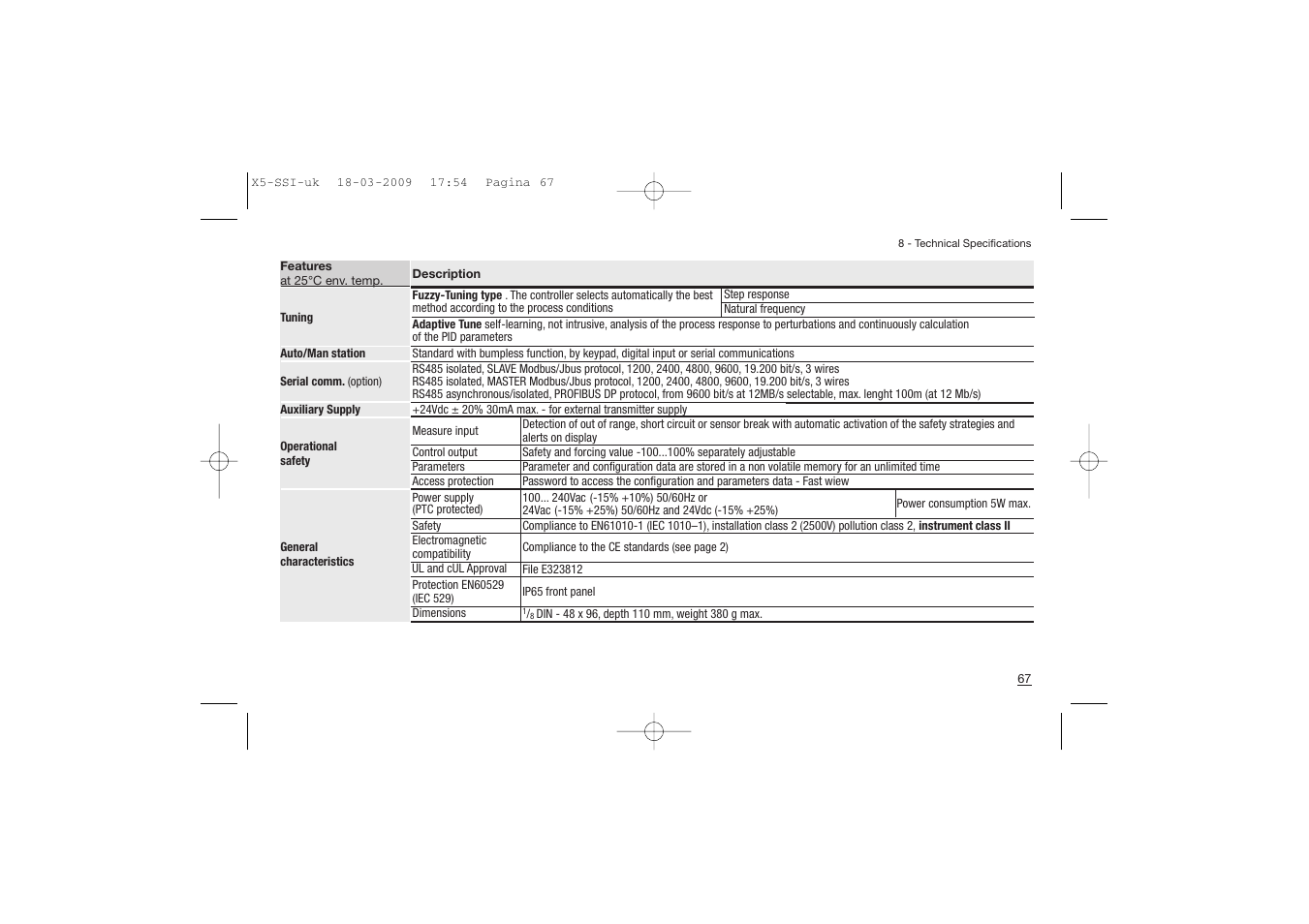 Super Systems X5 User Manual | Page 67 / 74