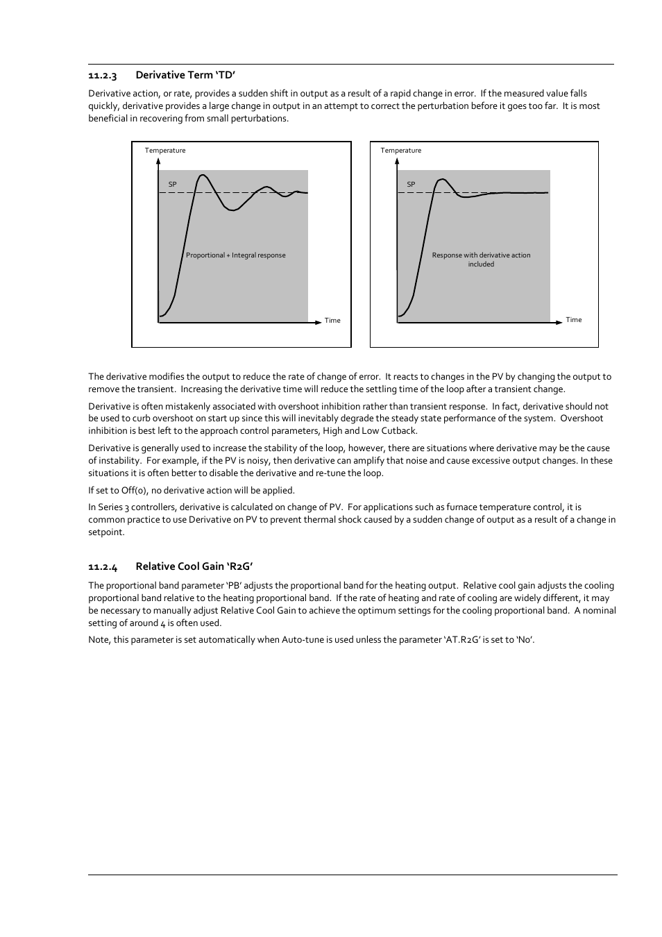 3 derivative term ‘td, 4 relative cool gain ‘r2g, Derivative term ‘td | Relative cool gain ‘r2g | Super Systems 3 Series User Manual | Page 49 / 92