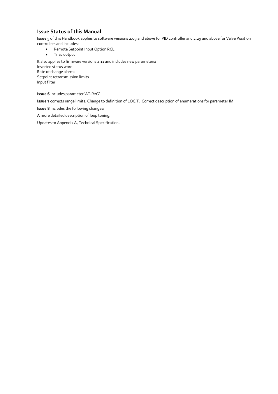 Issue status of this manual | Super Systems 3 Series User Manual | Page 5 / 92
