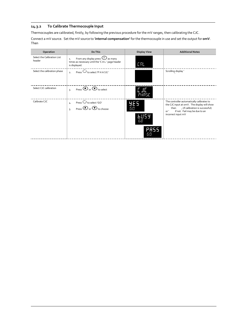 2 to calibrate thermocouple input, To calibrate thermocouple input, N o n e | Super Systems 3 Series User Manual | Page 85 / 92