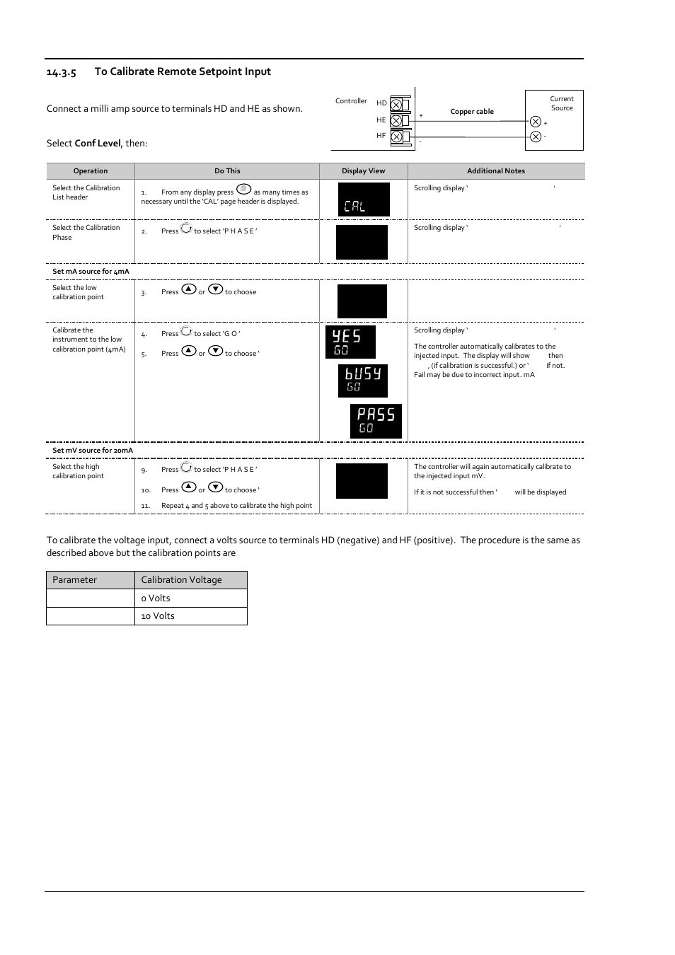 5 to calibrate remote setpoint input, To calibrate remote setpoint input, N o n e | Super Systems 3 Series User Manual | Page 88 / 92