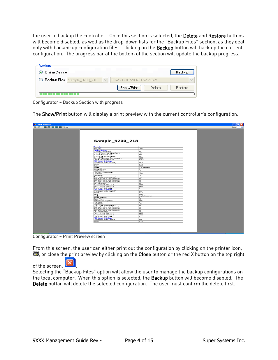 Super Systems 9000 Series User Manual | Page 4 / 15