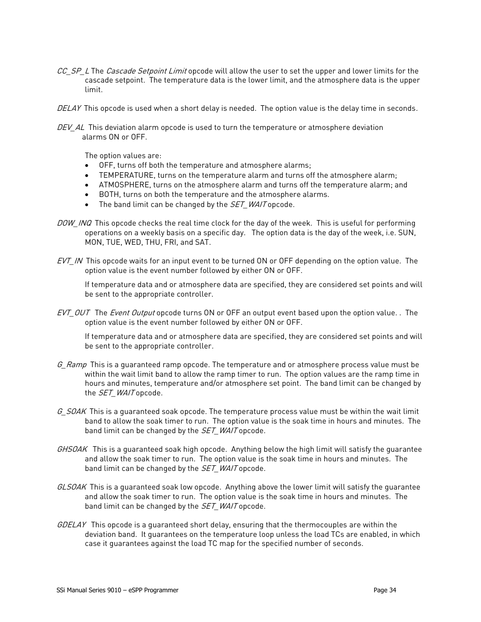 Super Systems 9010 Series User Manual | Page 34 / 66