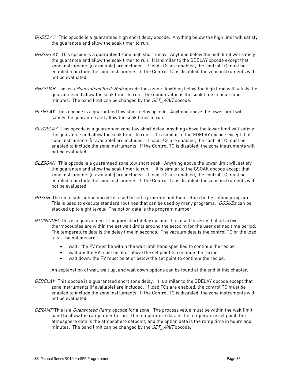Super Systems 9010 Series User Manual | Page 35 / 66