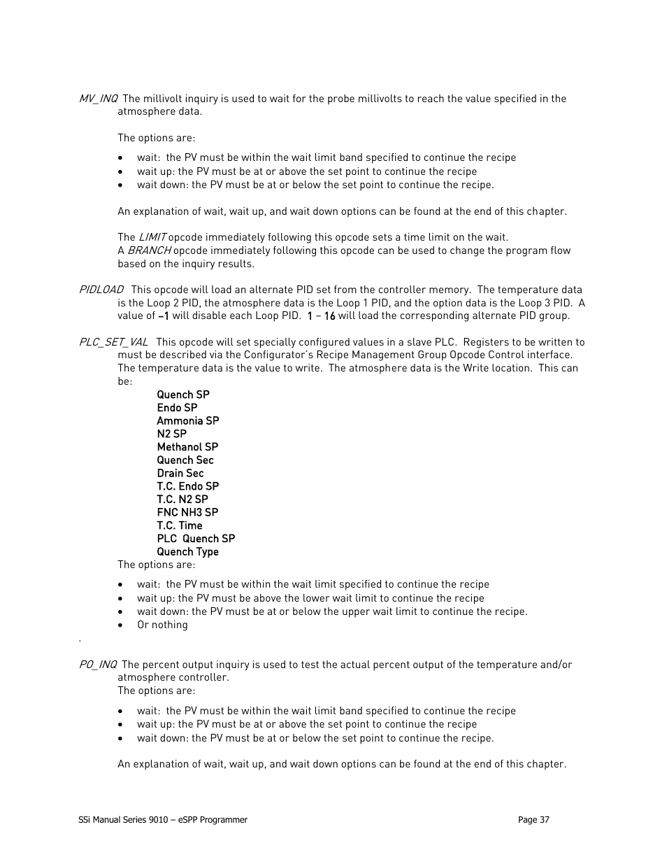 Super Systems 9010 Series User Manual | Page 37 / 66