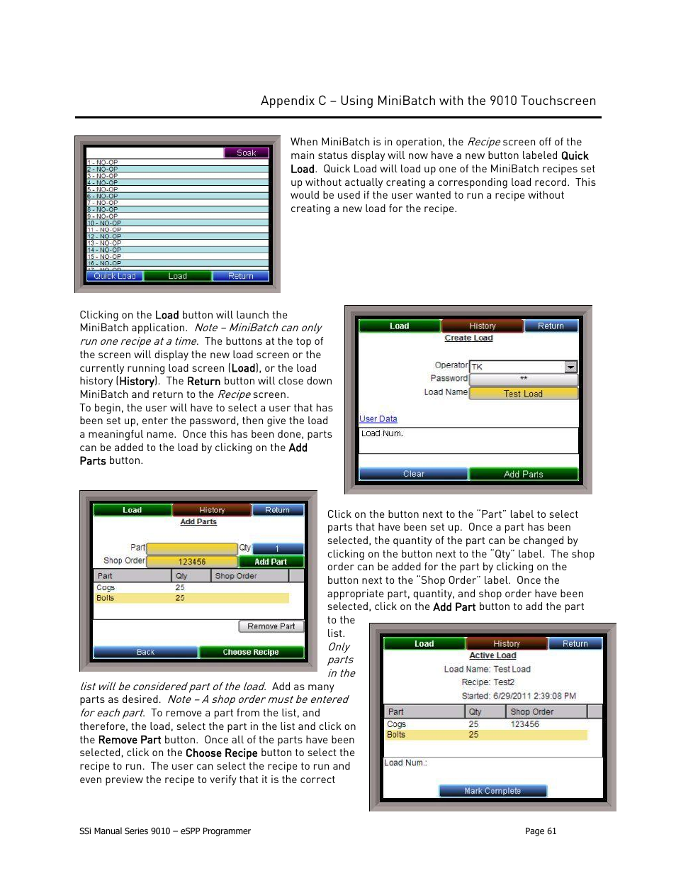 Super Systems 9010 Series User Manual | Page 61 / 66