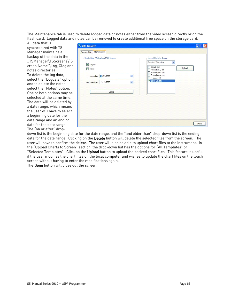 Super Systems 9010 Series User Manual | Page 65 / 66